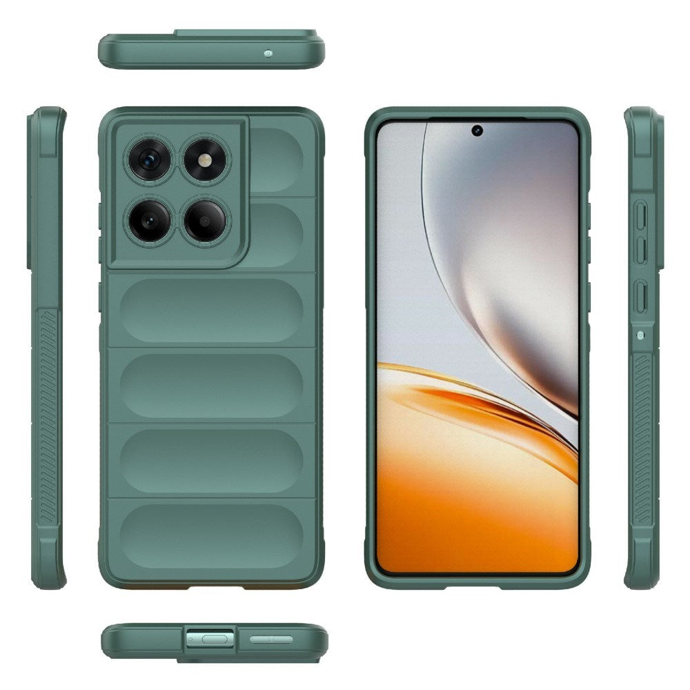 EIDERWOOD Motorola Edge 60 Fusion Fleksibelt Plast Deksel - Grønn