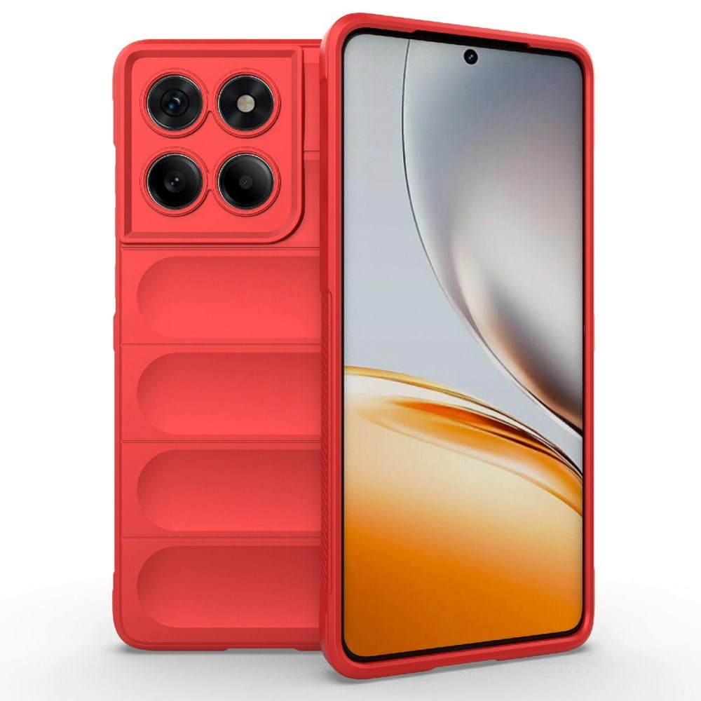 EIDERWOOD Motorola Edge 60 Fusion Fleksibelt Plast Deksel - Rød