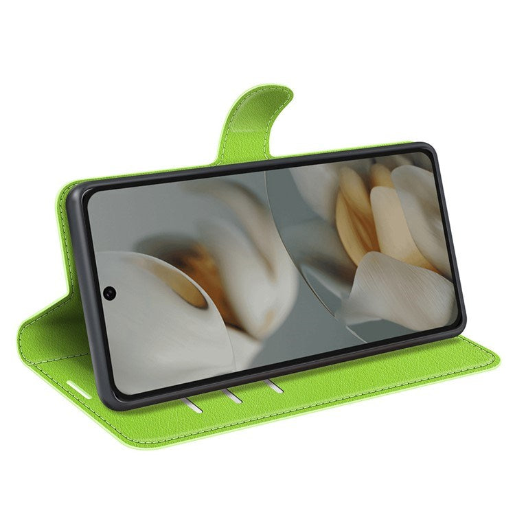 EIDERWOOD Google Pixel 10 Pro XL Kunstskinn Flip Deksel m. Kortholder & Ståfunksjon - Grønn