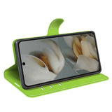 EIDERWOOD Google Pixel 10 Pro XL Kunstskinn Flip Deksel m. Kortholder & Ståfunksjon - Grønn