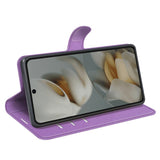 EIDERWOOD Google Pixel 10 Pro XL Kunstskinn Flip Deksel m. Kortholder & Ståfunksjon - Lilla