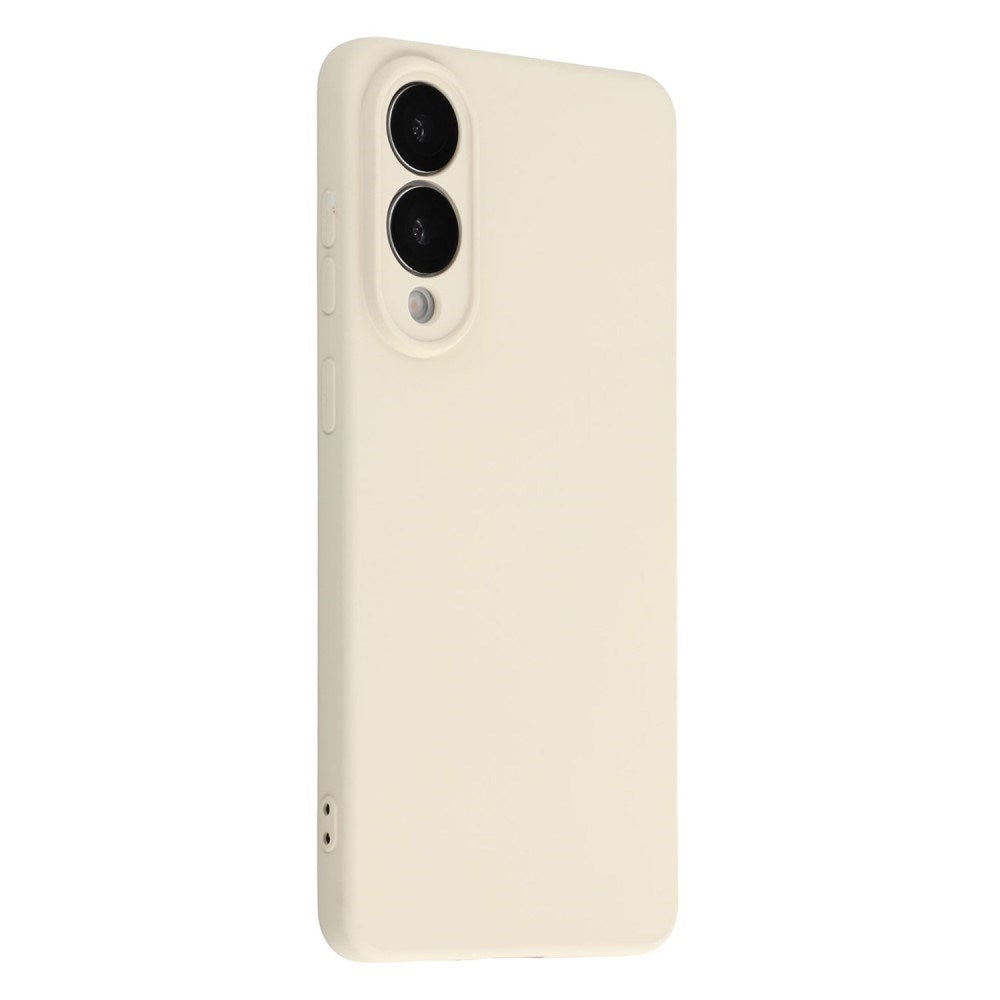 EIDERWOOD Samsung Galaxy S25 Edge Fôret Fleksibelt Plast Deksel - Beige