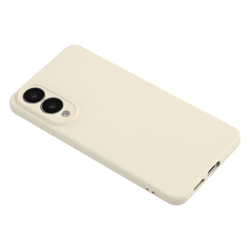 EIDERWOOD Samsung Galaxy S25 Edge Fôret Fleksibelt Plast Deksel - Beige