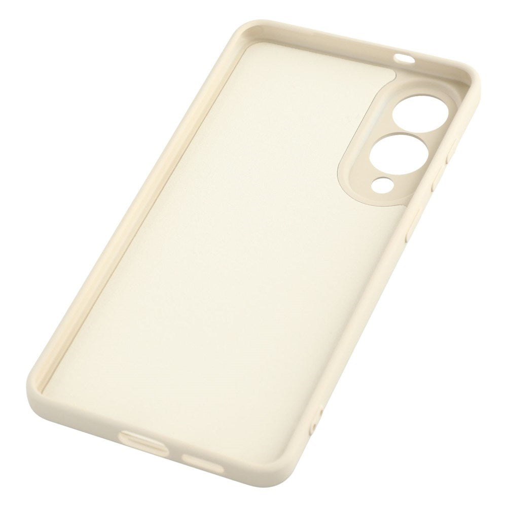 EIDERWOOD Samsung Galaxy S25 Edge Fôret Fleksibelt Plast Deksel - Beige