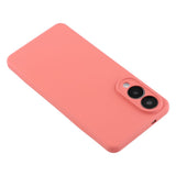 EIDERWOOD Samsung Galaxy S25 Edge Fôret Fleksibelt Plast Deksel - Mørkrød