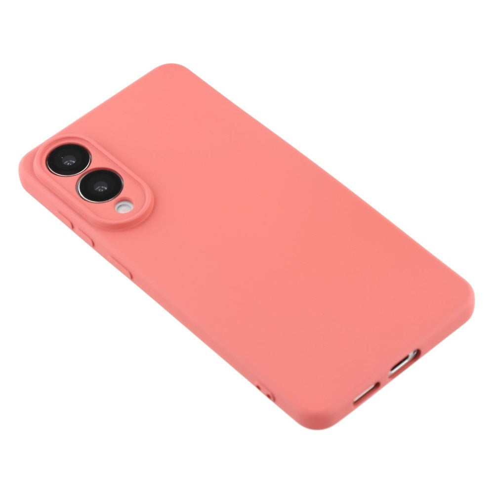 EIDERWOOD Samsung Galaxy S25 Edge Fôret Fleksibelt Plast Deksel - Mørkrød