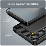 EIDERWOOD Sony Xperia 1 VII Brushed Carbon Deksel - Svart