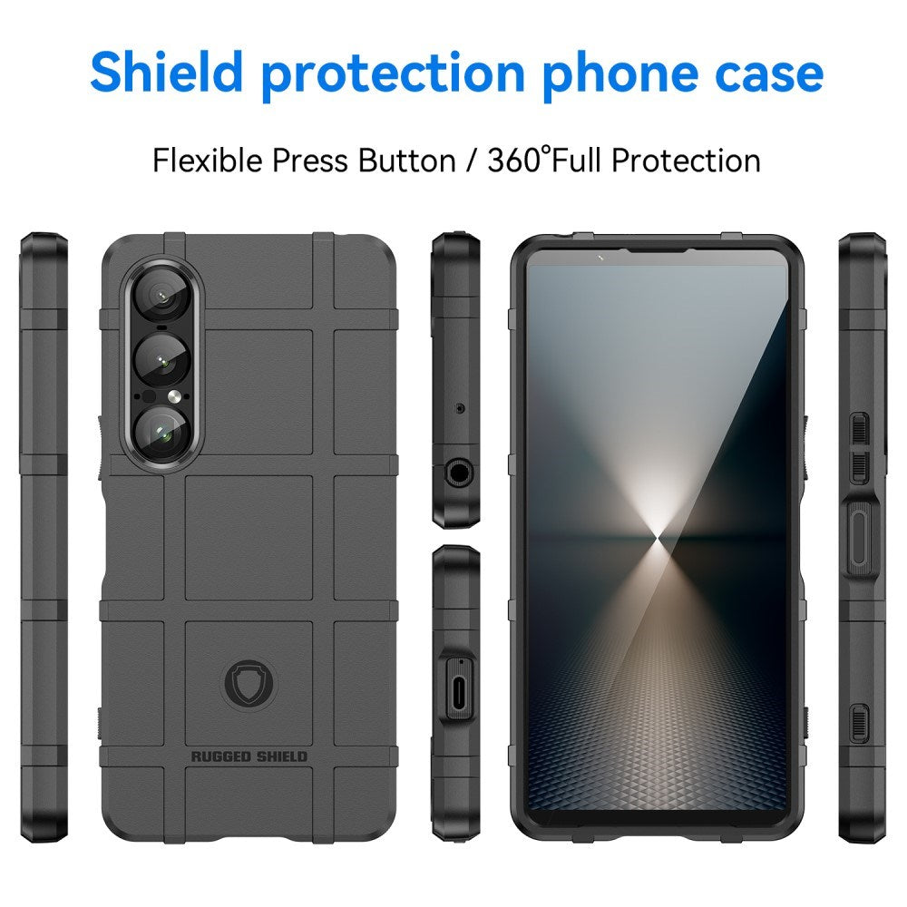 EIDERWOOD Sony Xperia 1 VII Rugged Shield Håndverker Deksel - Svart