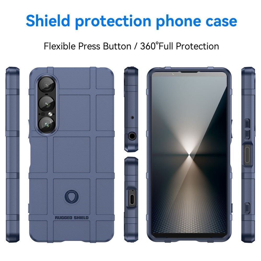 EIDERWOOD Sony Xperia 1 VII Rugged Shield Håndverker Deksel - Blå