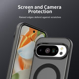 EIDERWOOD Google Pixel 10 / 10 Pro Hybrid Plast Deksel - MagSafe Kompatibel - Gjennomsiktig / Svart