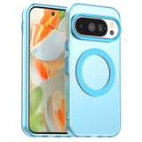 EIDERWOOD Google Pixel 10 / 10 Pro Hybrid Plast Deksel - MagSafe Kompatibel - Gjennomsiktig / Blå