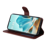 EIDERWOOD Motorola Edge 60 / Edge 60 Fusion 2-i-1 Kunstskinn Flip Deksel m. Skjermbeskyttelsesglass - Svart