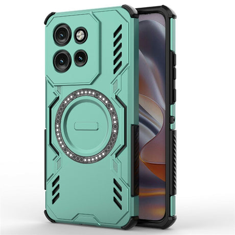 Motorola Edge 60 Neo / Edge 50 Neo / ThinkPhone 25 EIDERWOOD Håndverker Deksel – MagSafe Kompatibelt – Grønn