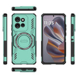 Motorola Edge 60 Neo / Edge 50 Neo / ThinkPhone 25 EIDERWOOD Håndverker Deksel – MagSafe Kompatibelt – Grønn