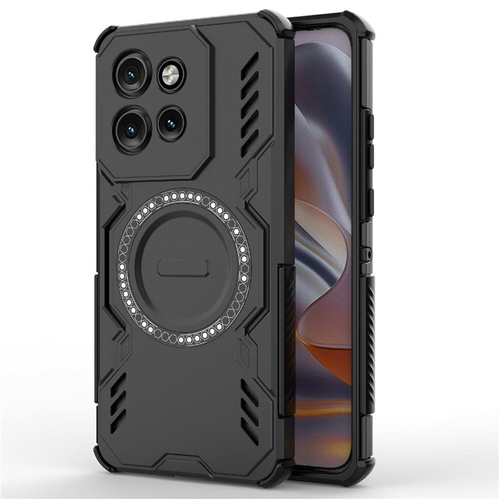 Motorola Edge 60 Neo / Edge 50 Neo / ThinkPhone 25 EIDERWOOD Håndverker Deksel – MagSafe Kompatibelt – Svart