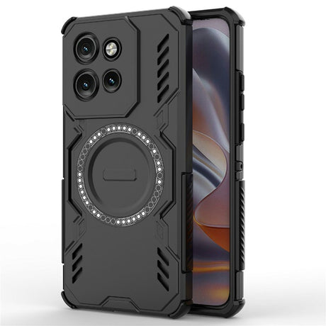 Motorola Edge 60 Neo / Edge 50 Neo / ThinkPhone 25 EIDERWOOD Håndverker Deksel – MagSafe Kompatibelt – Svart