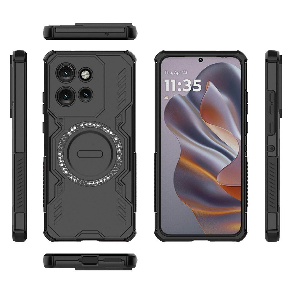 Motorola Edge 60 Neo / Edge 50 Neo / ThinkPhone 25 EIDERWOOD Håndverker Deksel – MagSafe Kompatibelt – Svart