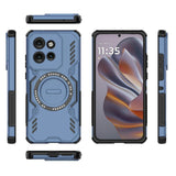 Motorola Edge 60 Neo / Edge 50 Neo / ThinkPhone 25 EIDERWOOD Håndverker Deksel – MagSafe Kompatibelt – Blå