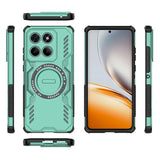 EIDERWOOD Motorola Edge 60 / Edge 60 Fusion Hybrid Plast Deksel m. Varmeavledning - Grønn