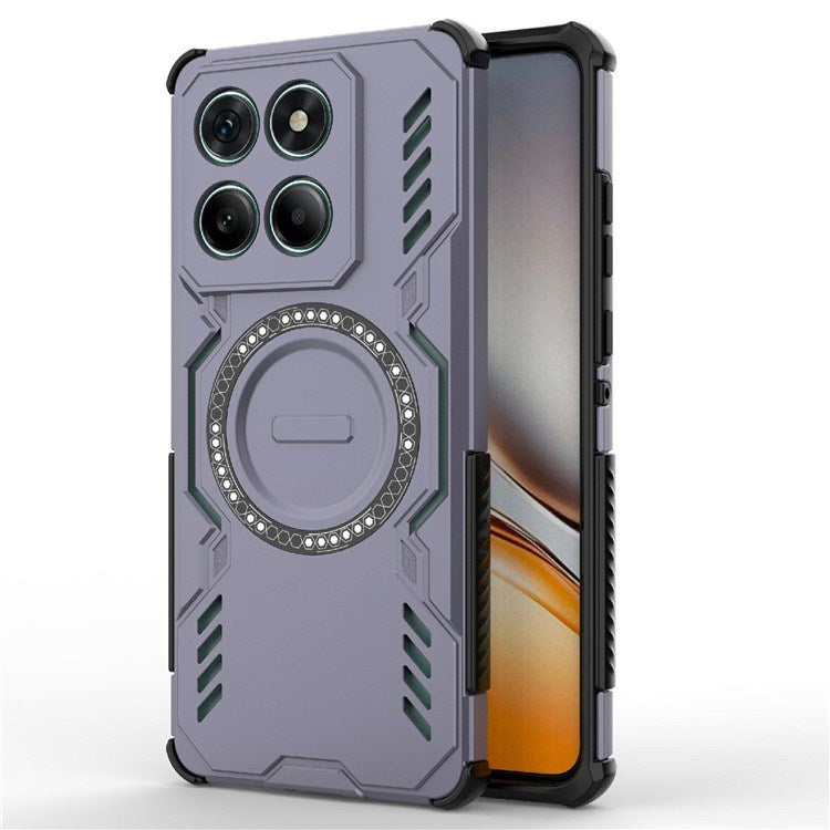 EIDERWOOD Motorola Edge 60 / Edge 60 Fusion Hybrid Plast Deksel m. Varmeavledning - Lilla