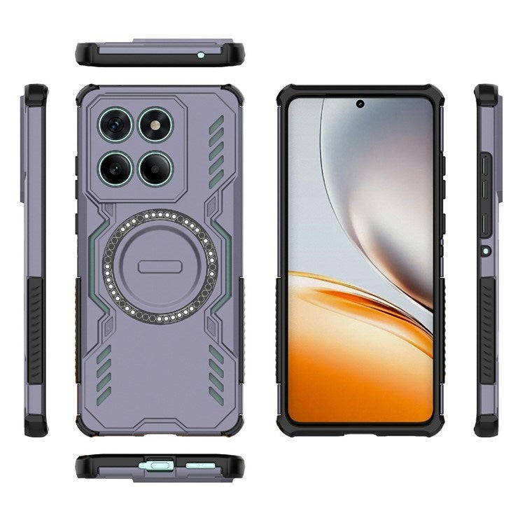 EIDERWOOD Motorola Edge 60 / Edge 60 Fusion Hybrid Plast Deksel m. Varmeavledning - Lilla