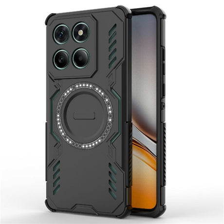 EIDERWOOD Motorola Edge 60 / Edge 60 Fusion Hybrid Plast Deksel m. Varmeavledning - Svart