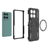 EIDERWOOD Motorola Edge 60 / Edge 60 Fusion Hybrid Plast Deksel m. Varmeavledning - Svart