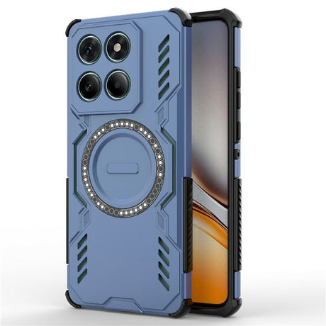 EIDERWOOD Motorola Edge 60 / Edge 60 Fusion Hybrid Plast Deksel m. Varmeavledning - Blå