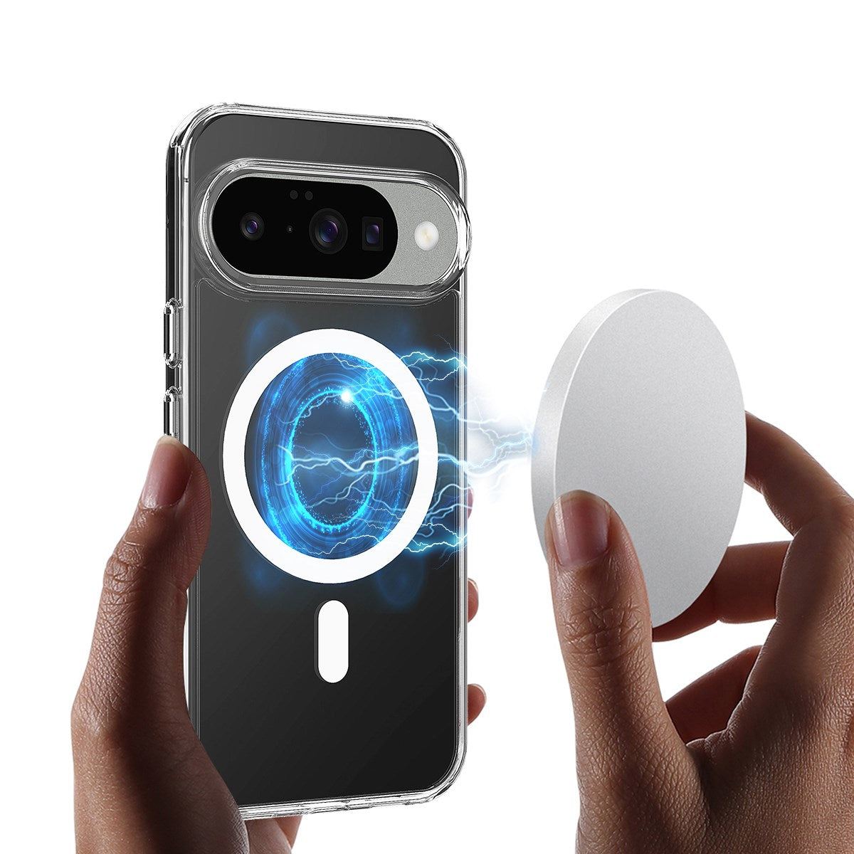 EIDERWOOD Google Pixel 10 Hybrid Plast Deksel - MagSafe Kompatibel - Gjennomsiktig