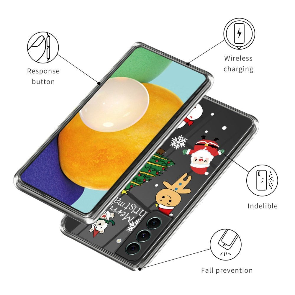 Samsung Galaxy S23 TPU Plast Jul Deksel - Søte Julefigurer