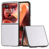 EIDERWOOD Motorola Razr 60 Ultra Hardplast Glitter Deksel – Hvit