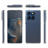 EIDERWOOD Motorola Edge 60 / Edge 60 Fusion Hybrid Plast Deksel - Gjennomsiktig