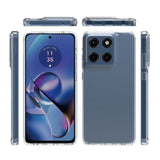 Motorola Moto G Stylus 5G (2025) / Edge 60 Stylus EIDERWOOD Hybrid Plast Deksel - Gjennomsiktig