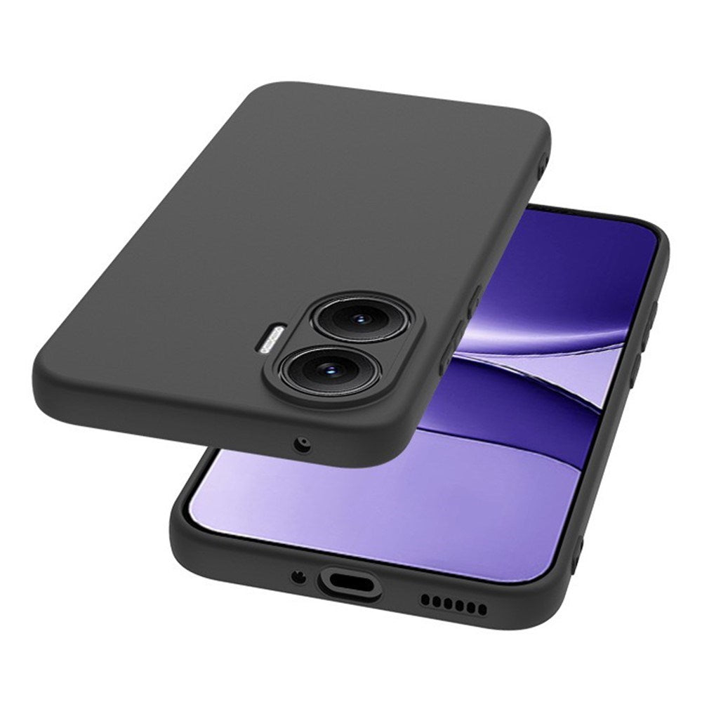 Xiaomi Poco F7 EIDERWOOD Matt Fleksibelt Plast Deksel – Svart