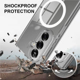 EIDERWOOD Samsung Galaxy Z Fold7 Hybrid Plast Deksel - MagSafe Kompatibel - Gjennomsiktig