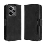Realme 14 (5G) / 14T (5G) EIDERWOOD Kunstskinn Flip Deksel m. Kortholder – Svart