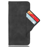 Realme 14 (5G) / 14T (5G) EIDERWOOD Kunstskinn Flip Deksel m. Kortholder – Svart
