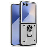 EIDERWOOD Samsung Galaxy Z Flip7 Hybrid Håndverker Deksel m. Kickstand - Hvit