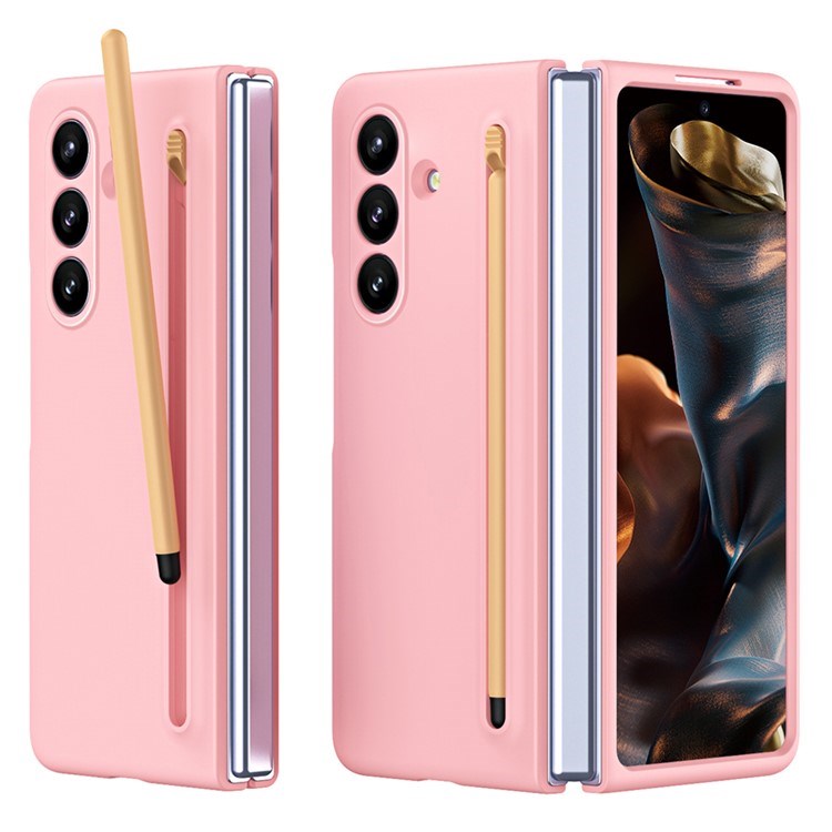 EIDERWOOD Samsung Galaxy Z Fold7 Hard Plast Deksel m. Stylus - Rosa