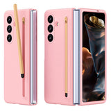 EIDERWOOD Samsung Galaxy Z Fold7 Hard Plast Deksel m. Stylus - Rosa