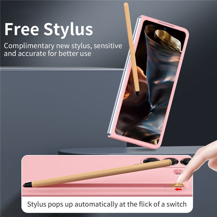 EIDERWOOD Samsung Galaxy Z Fold7 Hard Plast Deksel m. Stylus - Rosa