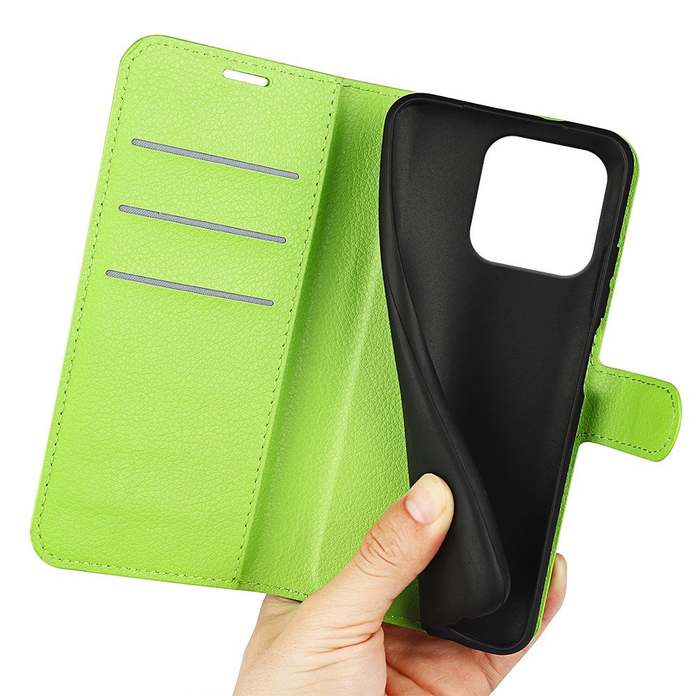 Motorola Moto G Stylus 5G (2025) EIDERWOOD Kunstskinn Flip Deksel med Kortholder & Ståfunksjon - Grønn