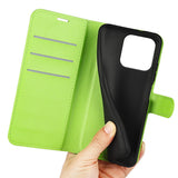 Motorola Moto G Stylus 5G (2025) EIDERWOOD Kunstskinn Flip Deksel med Kortholder & Ståfunksjon - Grønn