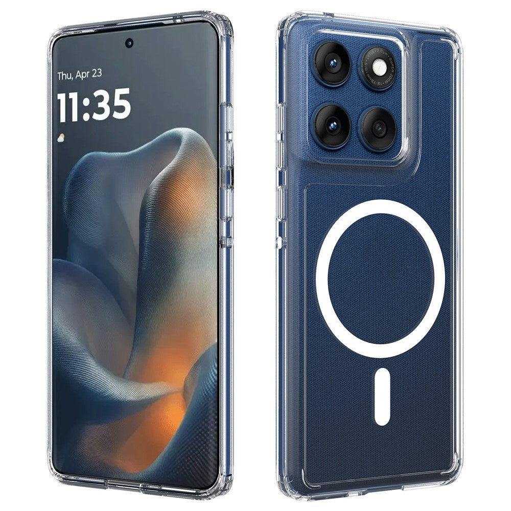 EIDERWOOD Motorola Edge 60s / Edge 60 Fusion / Edge 60 MagSafe-deksel - Gjennomsiktig