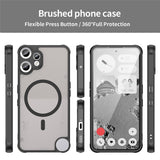 Nothing CMF Phone 2 Pro EIDERWOOD Hybrid Plast Deksel - MagSafe Kompatibel - Svart