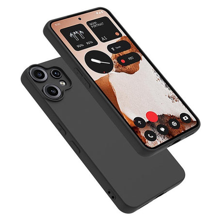 Nothing CMF Phone 2 Pro EIDERWOOD Matt Fleksibel Plast Deksel - Svart