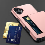 EIDERWOOD iPhone 17 Hybrid Deksel med Kortholder – Svart