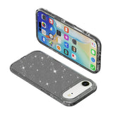 EIDERWOOD iPhone Air Hybrid Plast Deksel - Svart Glitter