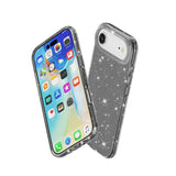 EIDERWOOD iPhone Air Hybrid Plast Deksel - Svart Glitter