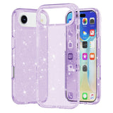EIDERWOOD iPhone Air Hybrid Plast Deksel - Lilla Glitter